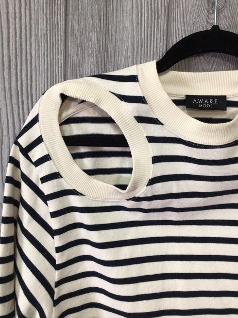 AWAKE Mode Open Shoulder Sweatshirt Size Small