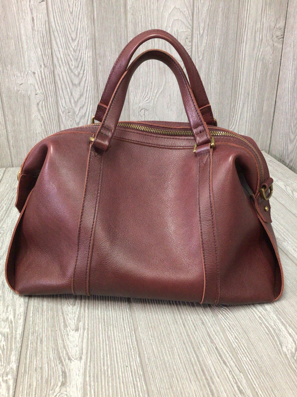 Madewell Satchel Purse Leather