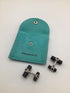 Tiffany & Co. Sterling Onyx Double Baton Vintage Cuff links