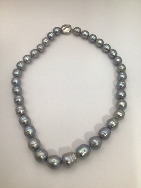 Honora Gray Baroque Pearl Necklace 16"