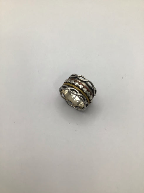 Silver + Other Spinner Band Fidget Ring