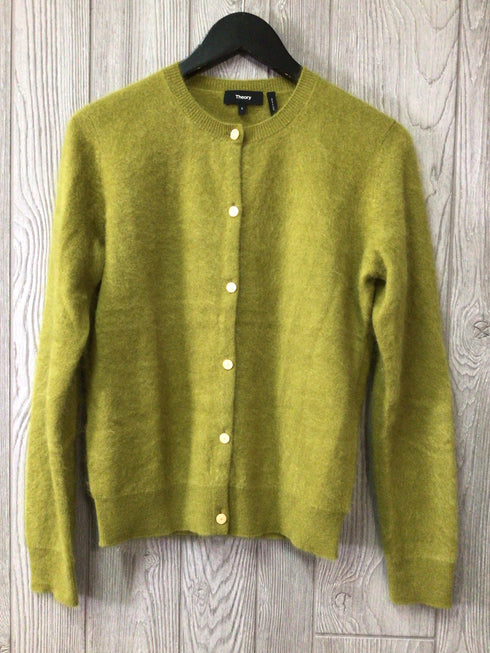 Theory Brushed Cashmere Cardigan Size Small