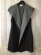 Kinross Wool-cashmere Felt Vest Size Medium