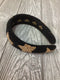 l. erikson Black Beaded Headband