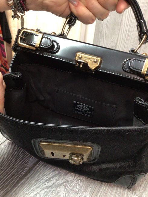 Tod's Mini Dokt Ponyhair Purse