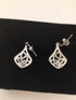 Crystal Path Teardrop Earrings