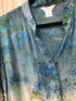 Citron Blouse Silk burnout Size 1X
