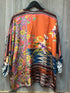 Johnny Was Top Silk Size Large New