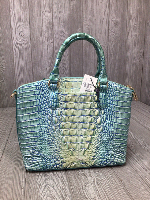Brahmin Seafoam Ombre Duxbury Satchel Melbourne Leather