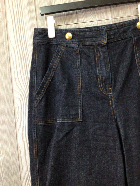 Tuckernuck Pants Indigo Wide-leg Size 8