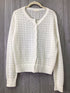 Demylee Pointelle Cardigan Cotton-linen Size Medium