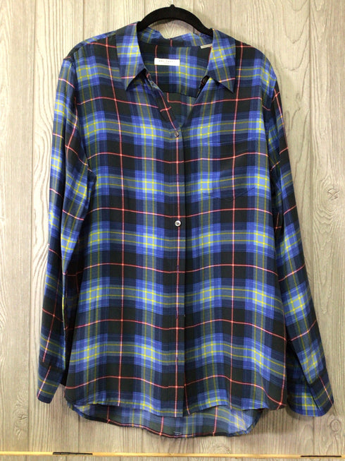 Equipment Silk Shirt Size Large