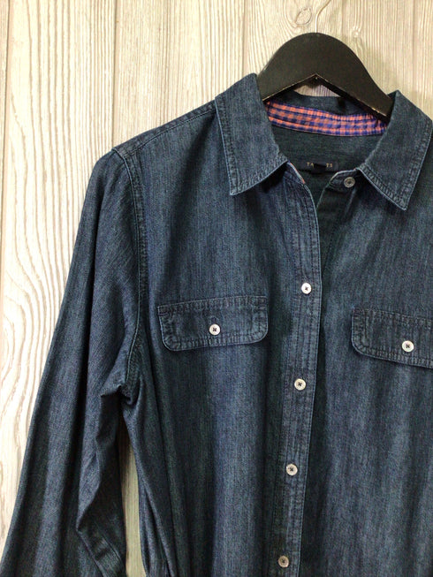 Talbots Denim Shirt Dress Size 12