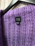 Eileen Fisher Cardigan Wool Ribbed boxy Size Small