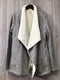 Z-Supply Sherpa Sweater Fleece Jacket Size Medium