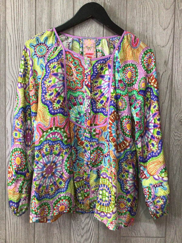 Johnny Was Blouse Silk Size X-Small