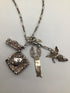 Angel + Prayer Box Pendant Necklace