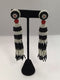 Black beaded tassle Earrings