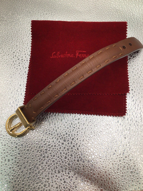 Ferragamo Leather Gianci Vintage pre-owned Bracelet Womens