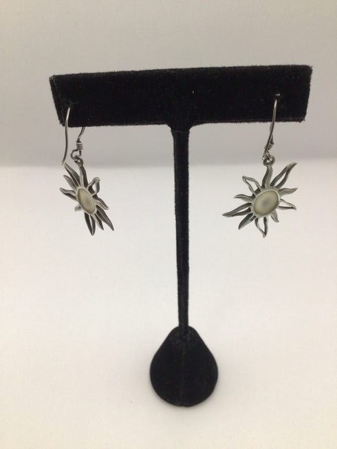 Sterling Sun Earrings