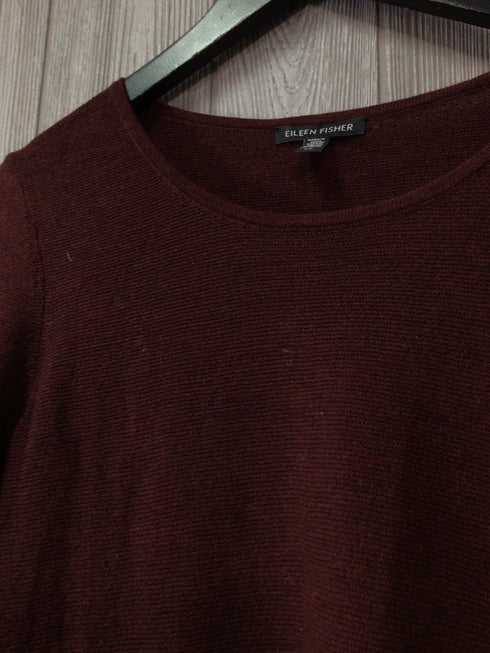 Eileen Fisher Merino Knit Dress Size Small