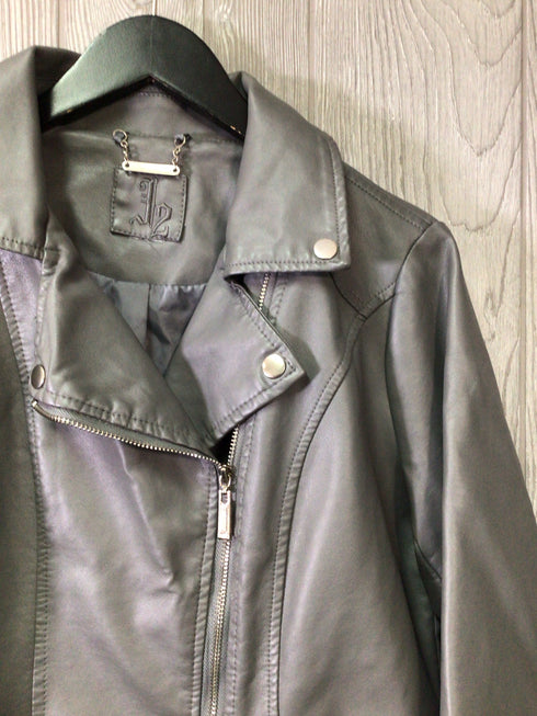 J2 Faux-leather Moto Jacket Size Medium