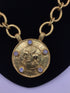 Julie Vos Pegasus Moonstone Medallion Necklace
