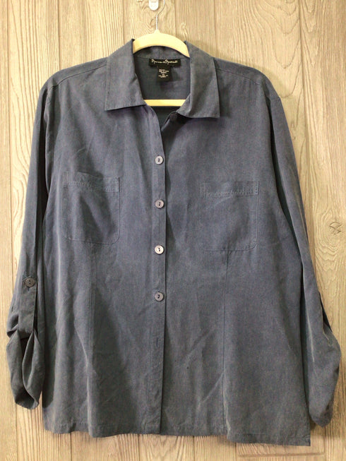 Mercer & Madison Silk Shirt Size X-Large