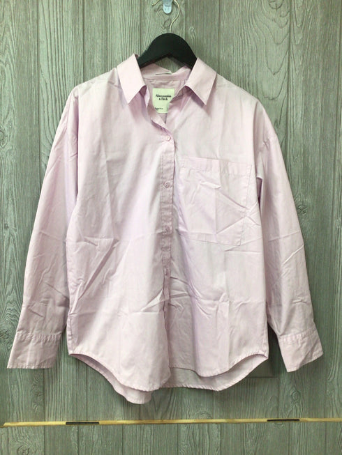 Abercrombie & Fitch Oversized Poplin Shirt Size Small pre-owned