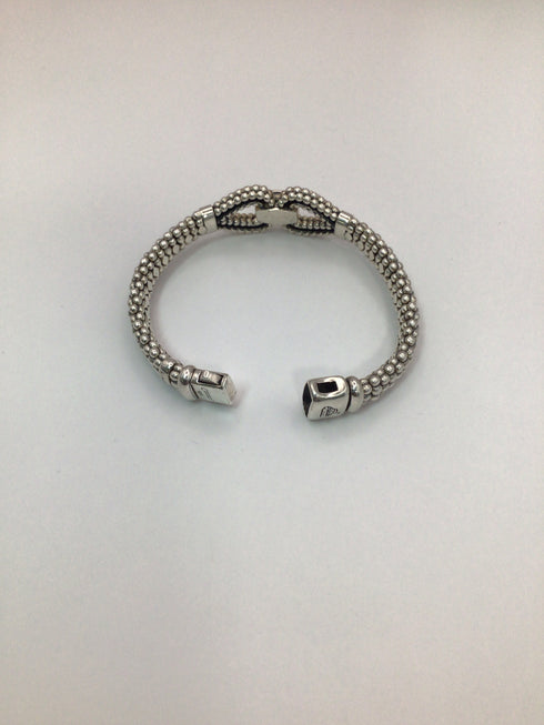 Lagos Derby Caviar Buckle 9mm Sterling Bracelet
