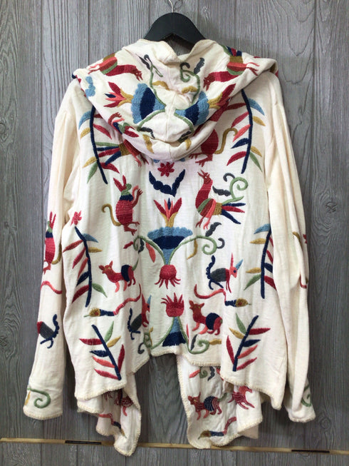 Johnny Was Biya Cardigan Hooded Size X-Large