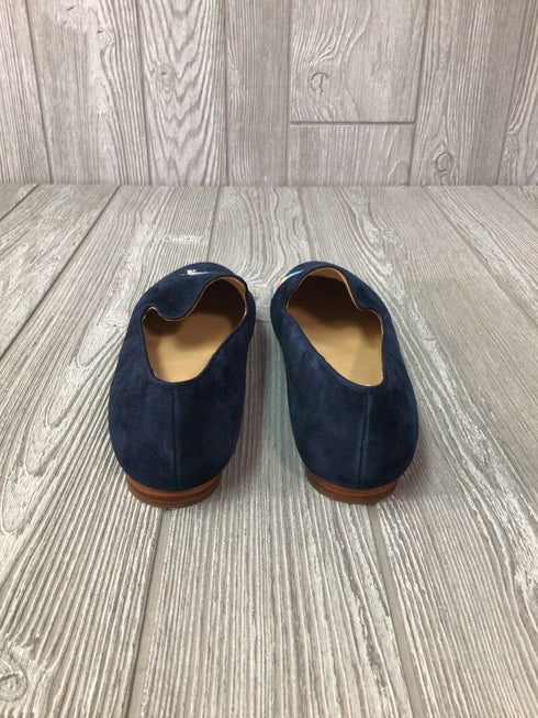 Talbots Dachshund suede Flats Size 8.5