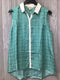 metiseko silk print Top Size Large New