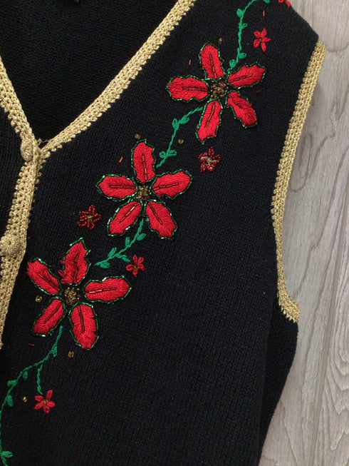 Vintage Xmas Sweater Vest Size Large