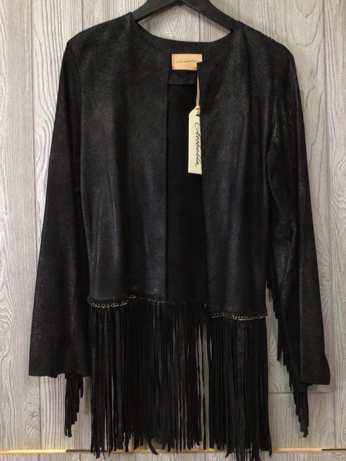 Cleobella Fringe Jacket Size Medium New