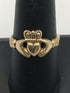10k Gold Vintage Claddah Ring sz 8.5