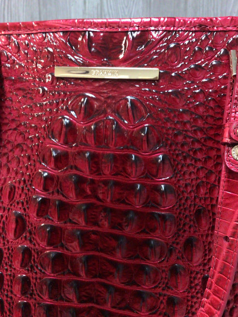 Brahmin Merlot Ombre Asher Medium Tote Melbourne Leather