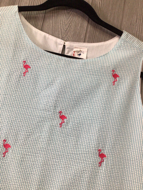 Piping Prints Dress Size Large New