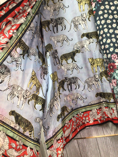 Johnny Was Reversible silk Kimono Size Large