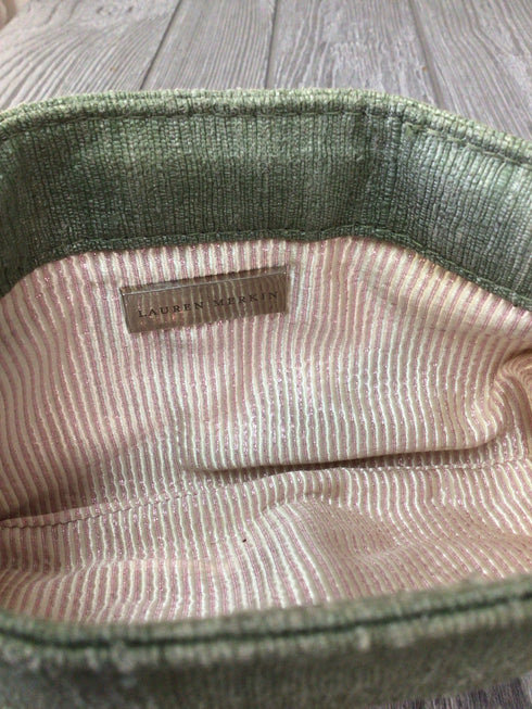 Lauren Merkin Green clutch Silk Evening Bag
