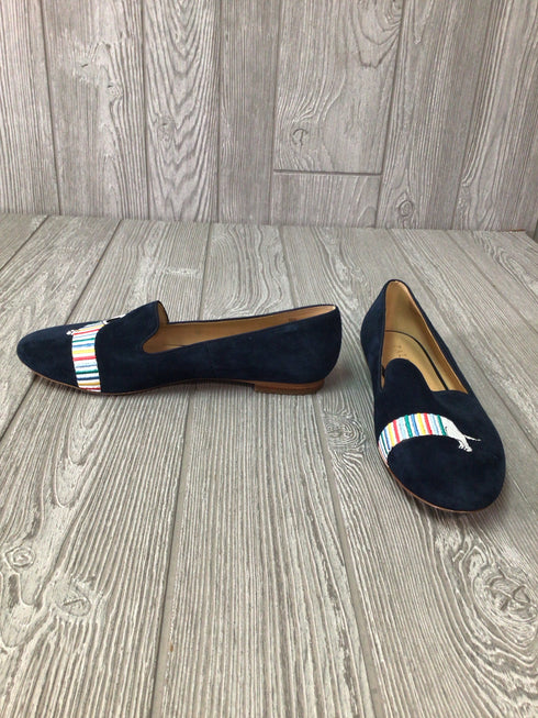 Talbots Dachshund suede Flats Size 8.5