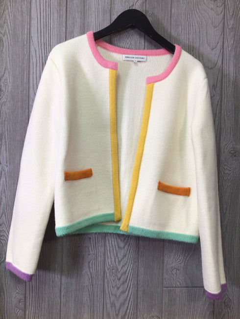 English Factory Cardigan Size Medium Knit