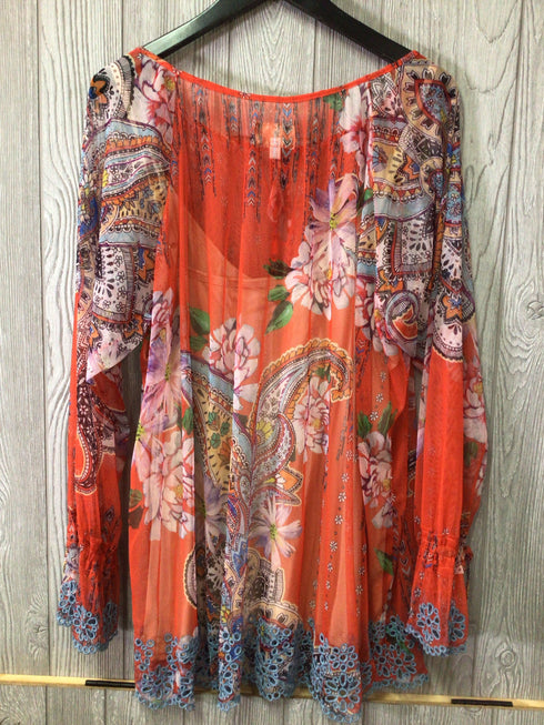 Johnny Was Blouse Mesh Size XX-Large