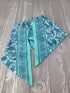 Anokhi Swirl Sea 30" Square Cotton Scarf