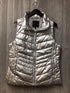 Talbots Puffer Vest faux-fur Size Large