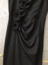 Aqua Scuba Crepe Strapless Midi Ruffle Dress Size 12 New Pre-owned