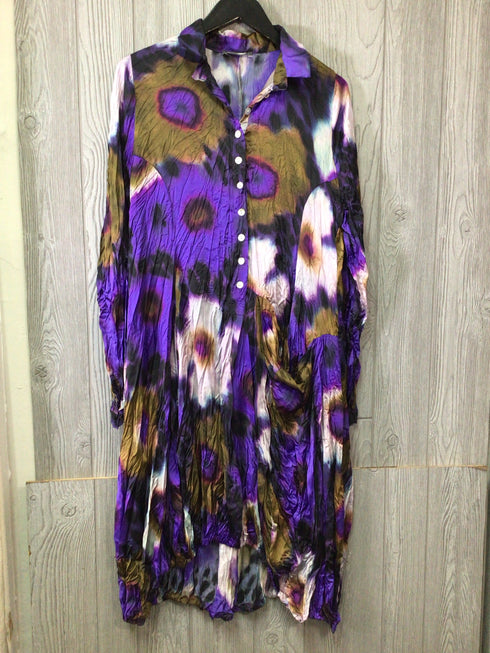 Alembika Satin Dress Size Large(2)