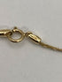 14k Gold Mesh Crystal Station Bracelet