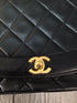 Chanel Quilted Diana Flap Bag Medium Lambskin Leather Vintage