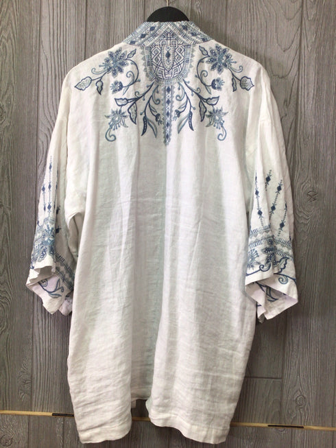 Johnny Was Linen Kimono Size Large